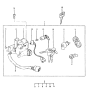 Diagram for Hyundai Excel Door Lock Cylinder - 81906-21560