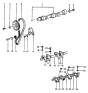 Diagram for Hyundai Excel Camshaft - 24100-21310
