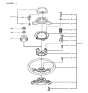 Diagram for 1989 Hyundai Excel Steering Wheel - 56120-21310-EB