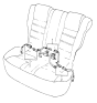 Diagram for Hyundai Excel Seat Belt - 8K901-21230-AM