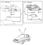 Diagram for 1989 Hyundai Excel Interior Light Bulb - 92800-21300-BF-D