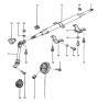 Diagram for 1989 Hyundai Excel Steering Column - 56320-21001