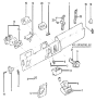 Diagram for Hyundai Excel Ashtray - 84550-21330-EB
