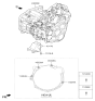 Diagram for Hyundai Tucson Engine Mount Torque Strut - 43176-2D012