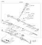Diagram for Hyundai Tie Rod End - 56820-D3000
