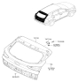Diagram for 2025 Hyundai Tucson Door Hinge - 79710-2S000