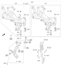 Diagram for 2025 Hyundai Nexo Control Arm Bolt - 62492-D3000