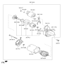 Diagram for Hyundai Elantra Starter Motor - 36100-2E200