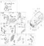 Diagram for 2016 Hyundai Tucson Horn - 96630-D3000