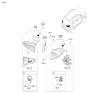 Diagram for 2016 Hyundai Tucson Light Socket - 92480-D3010