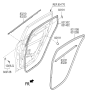 Diagram for Hyundai Ioniq Weather Strip - 83210-G2010
