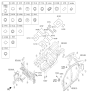 Diagram for 2026 Hyundai Elantra Body Mount Hole Plug - 17351-25440-B