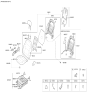 Diagram for Hyundai Ioniq Seat Cushion - 88200-G2675-WSX