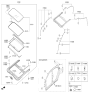 Diagram for 2017 Hyundai Ioniq Sunroof - 81610-G2000