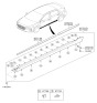 Diagram for 2020 Hyundai Ioniq Door Moldings - 87722-G2000-PSM