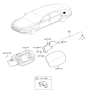 Diagram for Hyundai Fuel Filler Housing - 81595-D2000