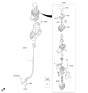 Diagram for 2018 Hyundai Genesis G90 Shift Indicator - 46750-D2150-ZCA