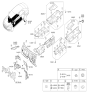 Diagram for Hyundai Genesis G90 Dash Panels - 84120-D2000