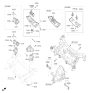 Diagram for 2017 Hyundai Genesis G90 Engine Mount - 21810-D2500
