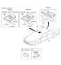 Diagram for 2017 Hyundai Genesis G90 Dome Light - 92880-D2000-VHC