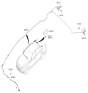 Diagram for 2017 Hyundai Genesis G90 Antenna - 96210-D2090-U5B