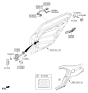 Diagram for Hyundai Genesis G90 Door Check - 79480-D2500