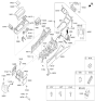 Diagram for 2018 Hyundai Genesis G90 Shift Indicator - 84653-D2000