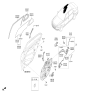 Diagram for 2019 Hyundai Genesis G90 Window Motor - 83460-D2000