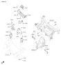 Diagram for 2017 Hyundai Genesis G90 Engine Mount - 21810-D2150