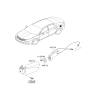 Diagram for 2013 Hyundai Azera Fuel Door - 69510-3V000