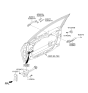 Diagram for 2012 Hyundai Azera Door Check - 79380-3V000
