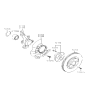 Diagram for Hyundai Azera Wheel Bearing - 51720-2T000