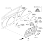 Diagram for Hyundai Azera Door Lock - 81320-3V010