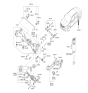 Diagram for Hyundai Azera Control Arm - 55210-3V000