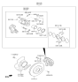 Diagram for 2024 Hyundai Nexo Brake Disc - 51712-2T000