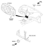 Diagram for Hyundai Azera A/C Switch - 97250-3V502-4X