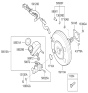 Diagram for Hyundai Azera Brake Booster - 59110-3V001