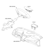 Diagram for 2011 Hyundai Azera Air Bag - 84530-3V500
