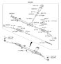 Diagram for Hyundai Azera Rack And Pinion - 56500-3V100