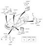 Diagram for 2012 Hyundai Azera Yaw Sensor - 95630-3V100