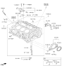 Diagram for Hyundai Santa Fe Crankshaft Seal - 21130-3C151