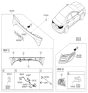 Diagram for Hyundai Azera Tail Light - 92404-3V020