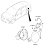 Diagram for Hyundai Ioniq Fuel Filler Housing - 69513-G7000
