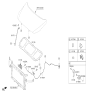 Diagram for Hyundai Hood Latch - 81130-G2000