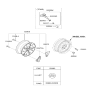 Diagram for 2018 Hyundai Ioniq Spare Wheel - 52905-G7200