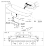 Diagram for Hyundai Spoiler - 87210-G2000