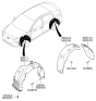 Diagram for 2021 Hyundai Ioniq Wheelhouse - 86812-G2000