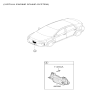 Diagram for Hyundai Ioniq Car Speakers - 96395-G2000