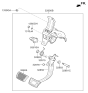 Diagram for 2017 Hyundai Ioniq Brake Pedal - 32800-G2100