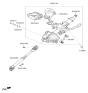 Diagram for Hyundai Ioniq Steering Column - 56310-G7500